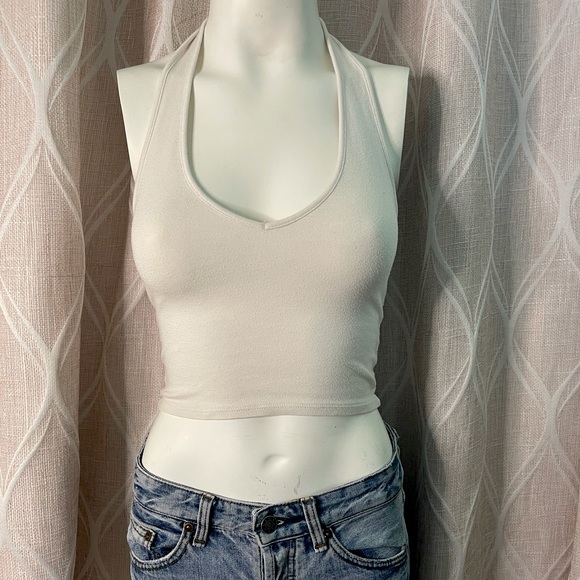 Brandy Melville Tops - White Brandy Melville Crop Top